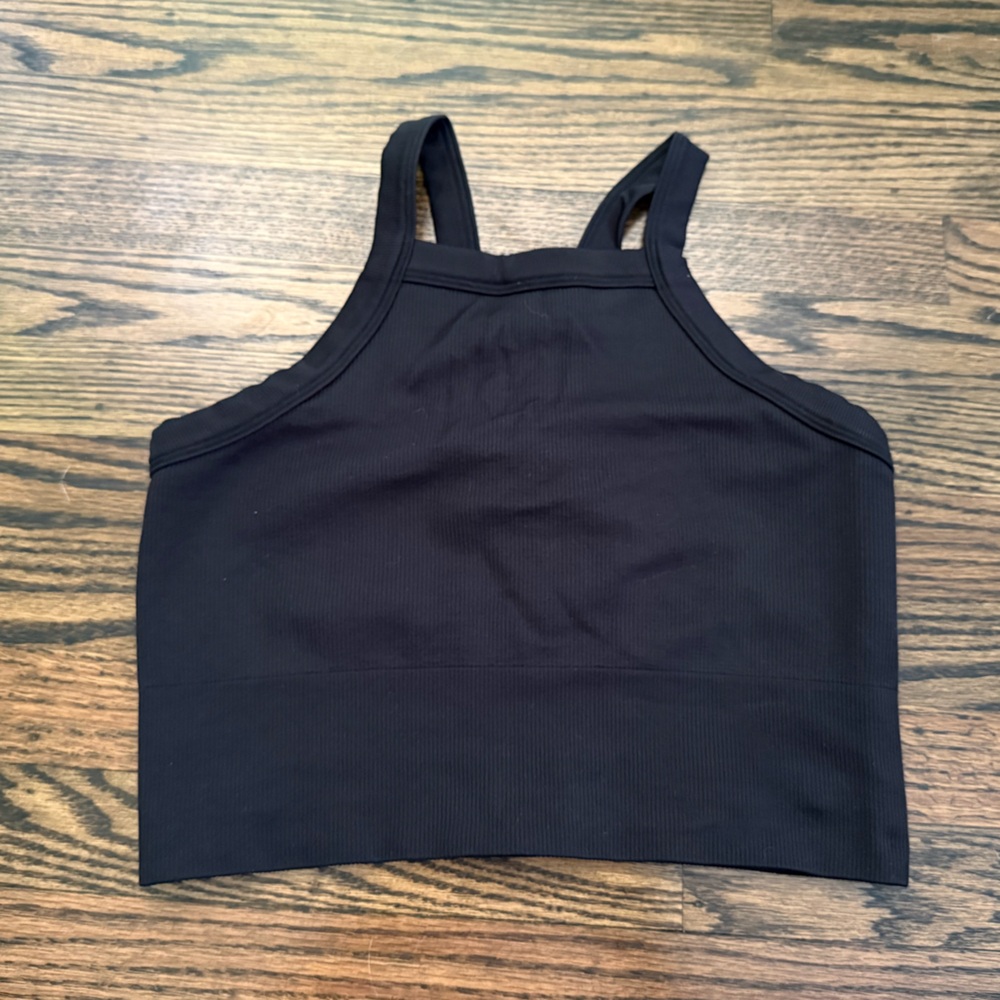 Athleta Black ribbed Tank Top